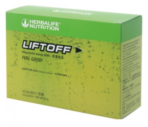Liftoff? Energy Drink Lemon-Lime Flavored Box of 10 Packs Liftoff?能量飲品 檸檬-青檸味 每盒