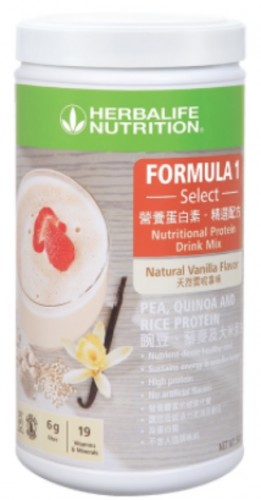 Formula 1 Select Vanilla 540 g 營養蛋白素-精選配方 雲呢拿 540 克